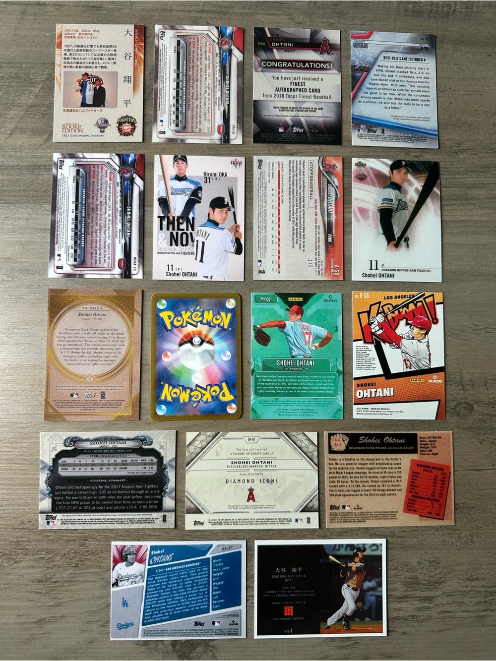 Shohei Ohtani Signed Rookie Lot of (17) BBM Downtown Kaboom Anime Novelty Cards. - Picture 7 of 7